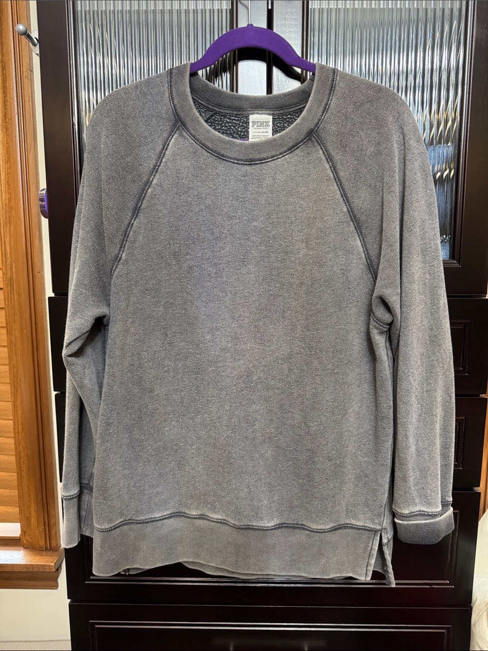 PINK Victoria's Secret Gray Crewneck Sweatshirt